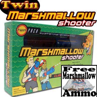 Twin Marshmallow Shooter w/ 2 Free Bags of Marshmallow Ammo Toys & Games