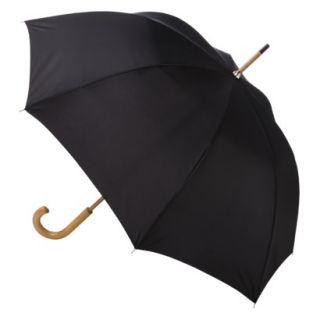 totes Basic Stick Umbrella   Black