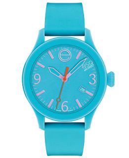ESQ Movado Watch, Unisex Swiss ESQ One Turquoise Silicone Strap 43mm 07301439   Watches   Jewelry & Watches