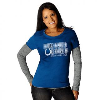Indianapolis Colts NFL Women's Layered Long Sleeve T Shirt