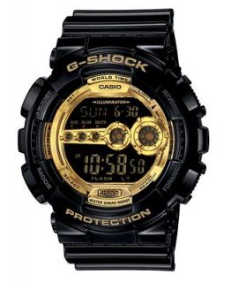 G Shock Mens Digital Black Resin Strap Watch GD100GB 1   Watches   Jewelry & Watches