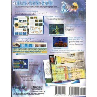 Final Fantasy X Official Strategy Guide (Brady Games Signature Series) Dan Birlew 9780744001402 Books