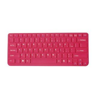Keyboard Protector Skin Cover For Sony Vaio CA/SA/SB/SC/SD Series/ 14 inch E Series E141 E14A SVE141 SVE14A 14P/ 13.3 inch S Series S131 S13A SVS131 SVS13A 13P/ 13.3 inch T Series T13 SVT13 Rose Red US Layout Computers & Accessories