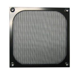 140mm Aluminum Fan Filter Grill Black Computers & Accessories