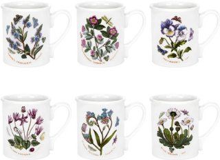Portmeirion Botanic Garden Breakfast Mugs (Set of 6) Kitchen & Dining