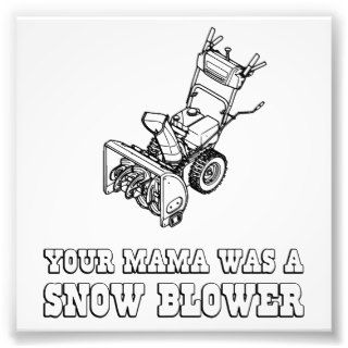Yo Momma Robot Joke   She Was A Snow Blower Art Photo