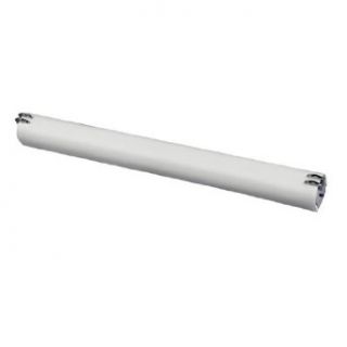 American Fluorescent CEV139PCE5T Century T5 Vanity, Smooth White Acrylic Diffuser with Polished Chrome End Caps, 38 Inches 39W   Vanity Lighting Fixtures  