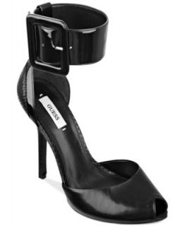 GUESS Womens Remonia Two Piece Ankle Cuff Sandals   Shoes
