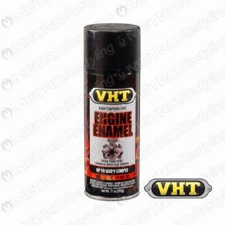VHT Engine Enamel SP139 GM Satin Black 11 oz Spray Automotive