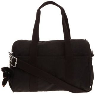 Kipling PRACTI COOL Shoulder Bag Womens Black Schwarz (Black) Size 39x21x18 cm (B x H x T) Shoes