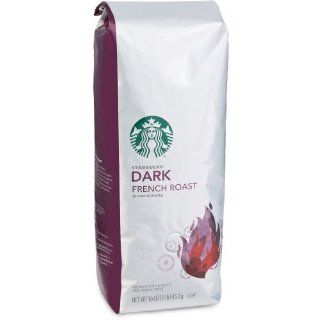 Starbucks French Roast, Ground Coffee (1lb)  Coffee Substitutes  Grocery & Gourmet Food