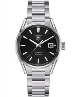 TAG Heuer Mens Swiss Automatic Carrera Calibre 7 Twin Time Stainless Steel Bracelet Watch 41mm WAR2012.BA0723   Watches   Jewelry & Watches