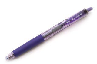 Uni ball Signo RT UM 138 Gel Ink Pen   0.38 mm   Lavender Black  Rollerball Pens 
