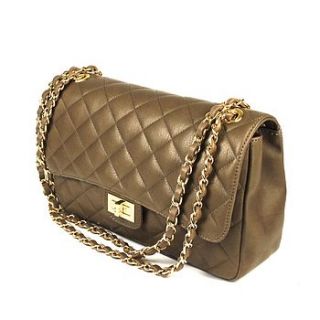 italian leather louise handbag by cocoonu