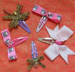 'stocking filler' hairclips variation two by bernadette winter