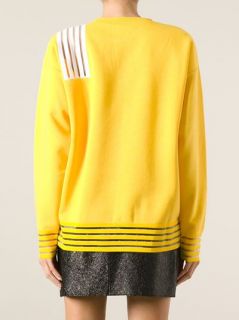 Christopher Kane Contrast Striped Sweatshirt