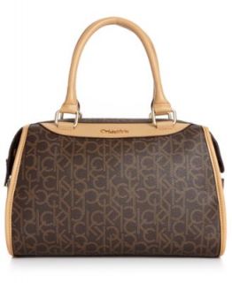 Calvin Klein Hudson Monogram Satchel   Handbags & Accessories