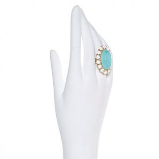 Rarities Fine Jewelry with Carol Brodie Aqua Colored Chalcedony, White Agate a