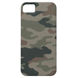 Army Camouflage in Green and Brown Military iPhone 5 Cover