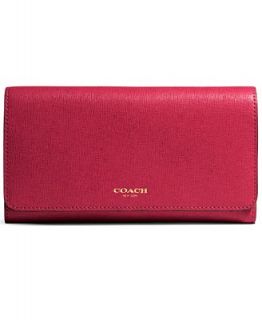 COACH CHECKBOOK WALLET IN SAFFIANO LEATHER   COACH   Handbags & Accessories