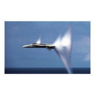 F/A 18C Hornet Breaking the Sound Barrier Photo