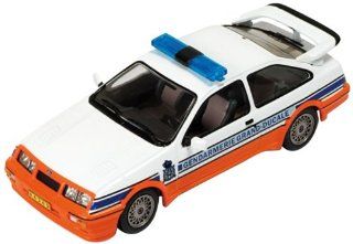 IXO 1/43 Scale Prefinished Fully Detailed Diecast Model, 1988 Ford Sierra Cosworth, Gendarmerie Grand Ducale (Luxembourg) Police Car CLC132 Toys & Games
