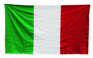 italian flag cotton throw by out there interiors