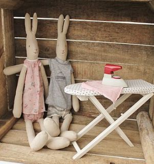 miniature vintage style dolls ironing board by posh totty designs interiors