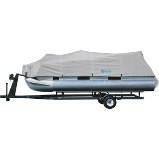 Classic Accessories Hurricane Pontoon Boat Cover — Fits 21ft.-24ft. Boats  Boat Covers
