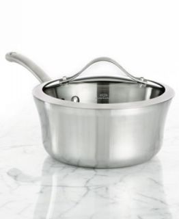 Calphalon Contemporary Stainless Steel 1.5 Qt. Covered Saucepan   Cookware   Kitchen