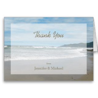 Personalized Custom Thank You Note Card