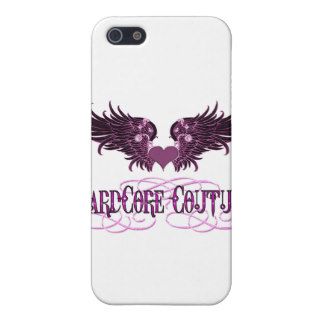 Purple Angel Wings   Heart Covers For iPhone 5
