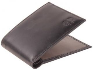 Black Leather Billfold Wallet by Fred Perry at  Mens Clothing store