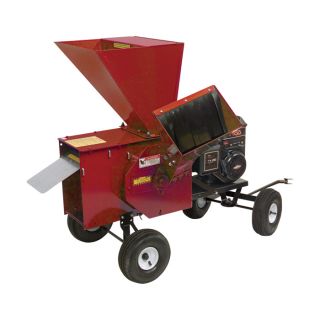 Merry Mac Tow-Behind Chipper/Shredder — 249cc Briggs & Stratton Powerbuilt OHV Engine, 3 1/2in. Capacity, Model# 12PT1100M  Chippers, Shredders   Stump Grinders