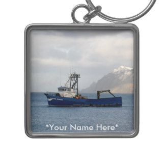 Cascade Mariner, Crab Boat in Dutch Harbor, AK Keychains