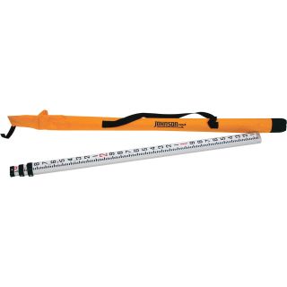 Johnson Level & Tool Aluminum Grade Rod — 8ft., Model# 40-6862  Measuring Poles   Rods