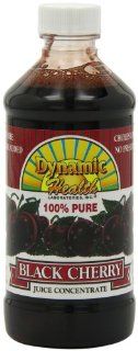 Dynamic Health , Black Cherry Juice Concentrate, 8 Ounce  Bottle, (Pack of 2) Health & Personal Care