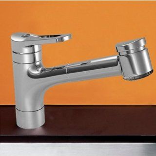 KWC 10.041.033.127 Stainless Divo Arco Single hole, single lever kitchen mixer with swivel spout and pull out spray 10.041.033.127   Kitchen Sink Faucets  