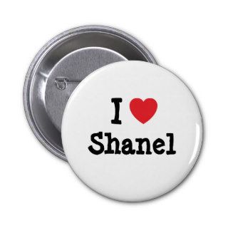 I love Shanel heart T Shirt Button