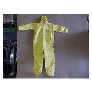 DUPONT QC127SYLXL/5HH65 YELLOW COVERALL W/HOOD XLARGE   Painting Coveralls  