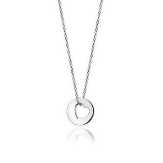 hope open heart necklace by molly brown london ltd