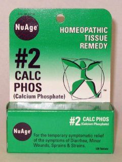 Nuage Labs, #2 Calc Phos 6x, 125 Tab Health & Personal Care