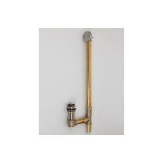 Jaclo 5" Long Toe Waste For Extra Thick Tub 360 125 SC Satin Chrome   Tub Filler Faucets