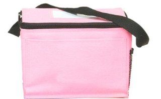 Insulated Lunch Cooler Bag, Pink Reusable Lunch Bags Kitchen & Dining