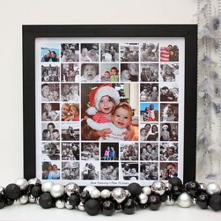 personalised contemporary photo montage  by the wonderwall print company