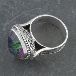 Sterling Silver Exotic Topaz 'Cawi' Ring (Indonesia) Rings