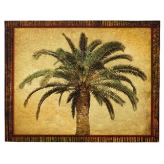 Vintage Palm Tree   Tropical Customized Template Jigsaw Puzzles