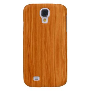 Amber Wood Grain Galaxy S4 Case