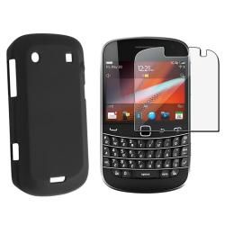 Black Case/ LCD Screen Protector for Blackberry Bold 9900/ 9930 Eforcity Cases & Holders
