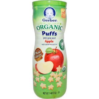 Gerber Organic Apple Puffs  Baby Food  Grocery & Gourmet Food